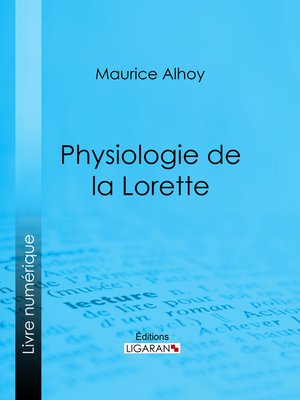 cover image of Physiologie de la Lorette